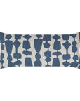 LOOMLAN Outdoor - Outdoor Freya Lumbar Pillow - Denim - Outdoor Pillows