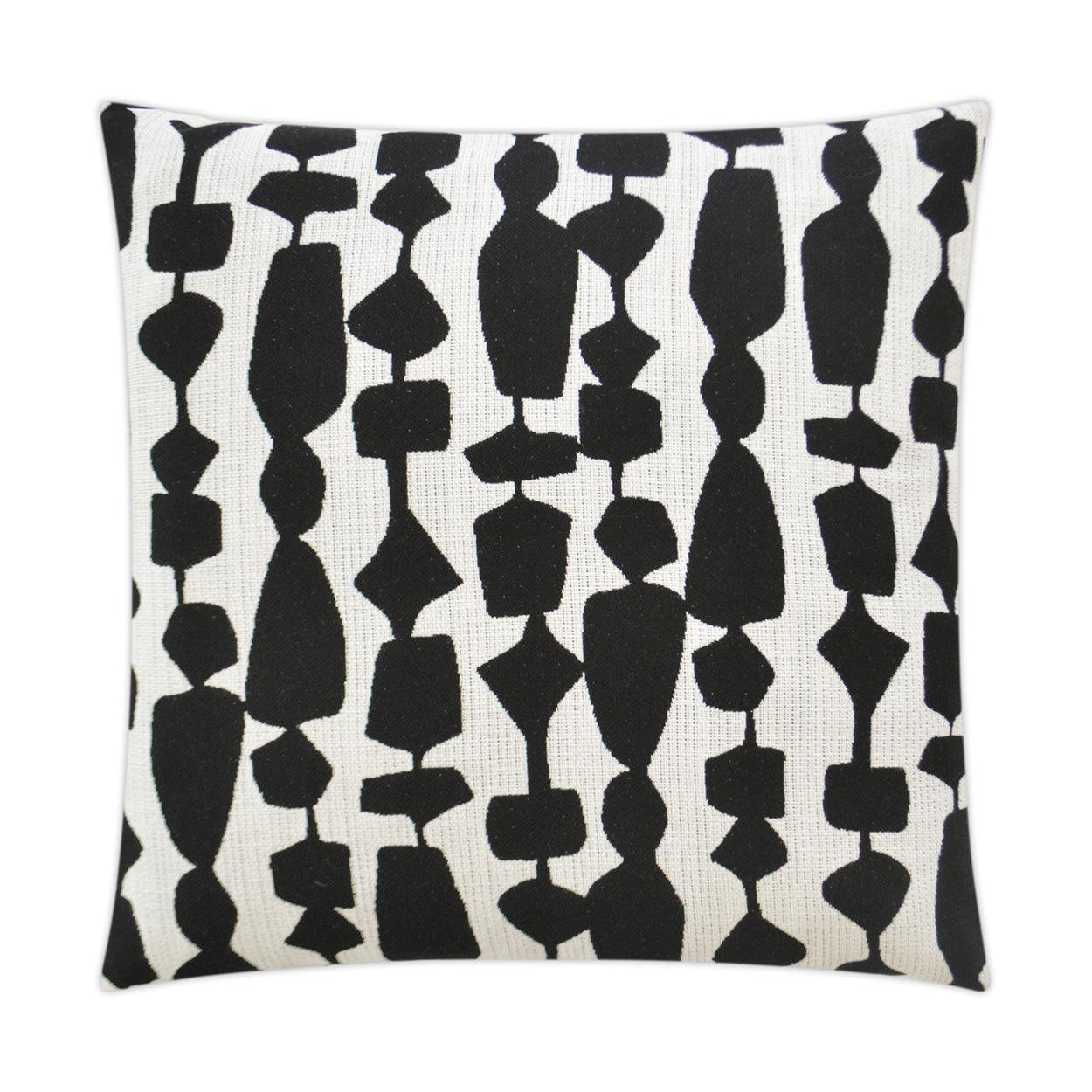 LOOMLAN Outdoor - Outdoor Freya Pillow - Black - Outdoor Pillows