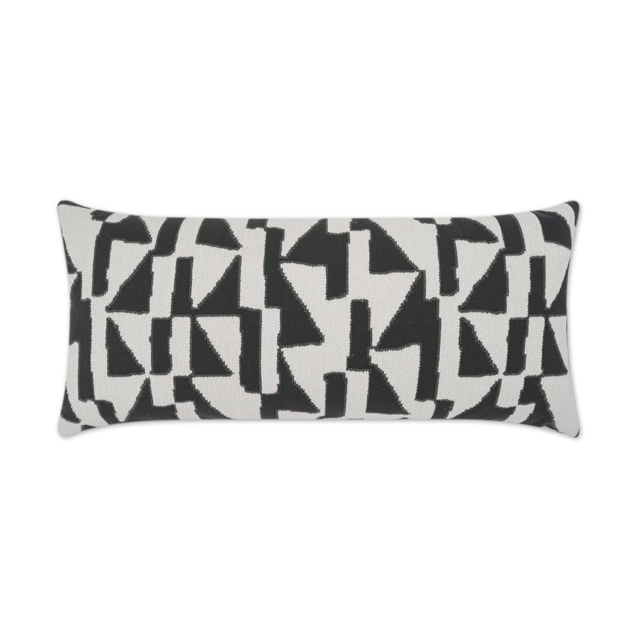 LOOMLAN Outdoor - Outdoor Imka Lumbar Pillow - Grey - Outdoor Pillows