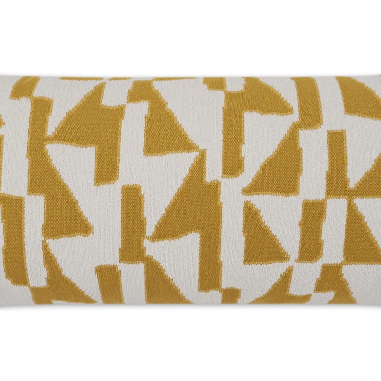 LOOMLAN Outdoor - Outdoor Imka Lumbar Pillow - Yellow - Outdoor Pillows