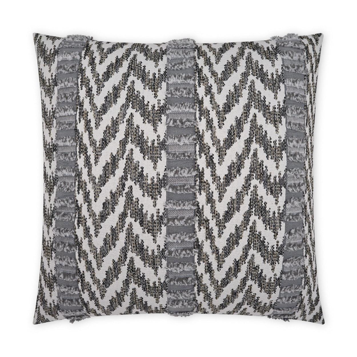 LOOMLAN Outdoor - Outdoor Indiana Pillow - Grey - Outdoor Pillows