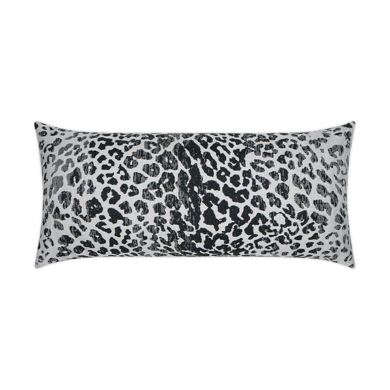 LOOMLAN Outdoor - Outdoor Katoo Lumbar Pillow - Charcoal - Outdoor Pillows