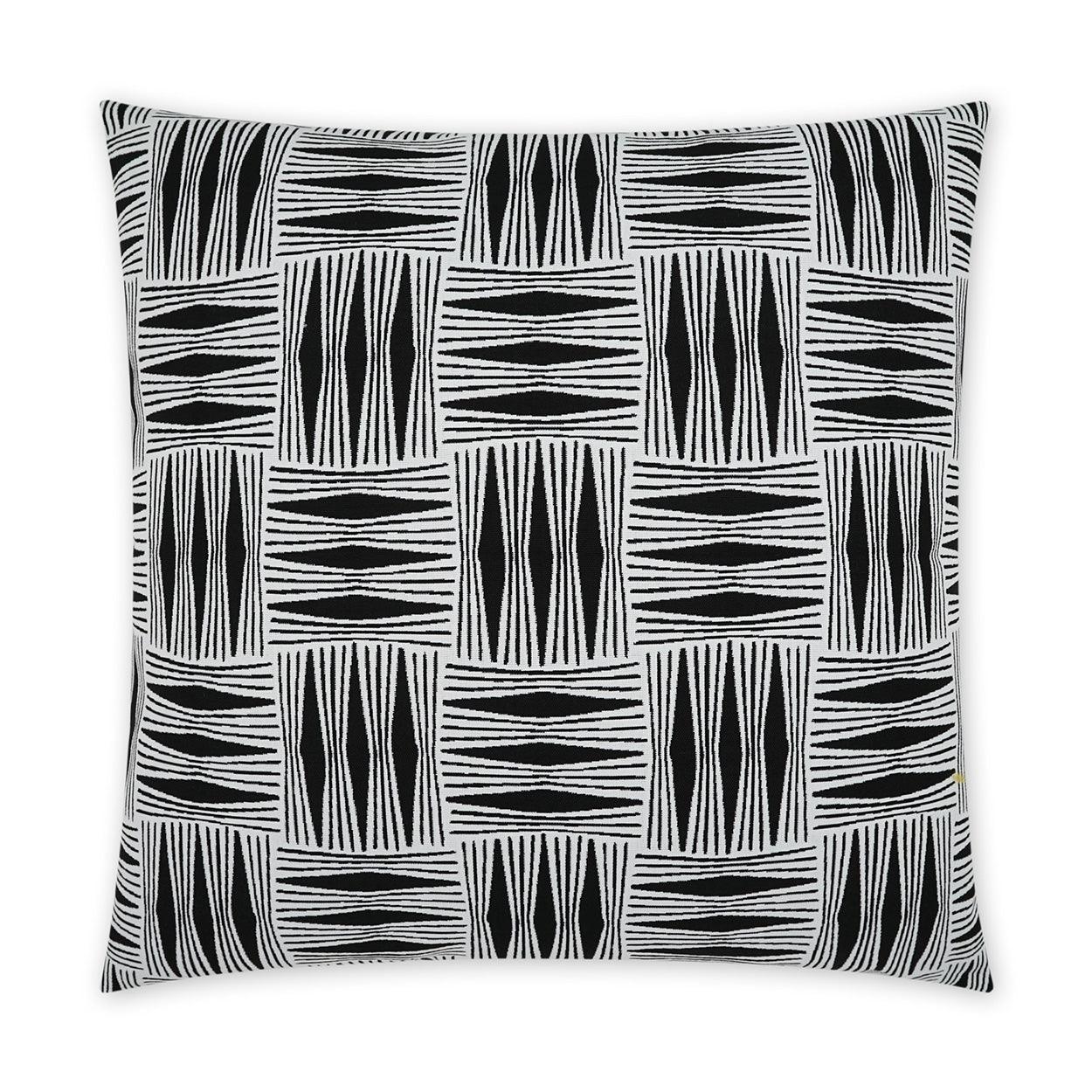 LOOMLAN Outdoor - Outdoor Kizomba Pillow - Ebony - Outdoor Pillows