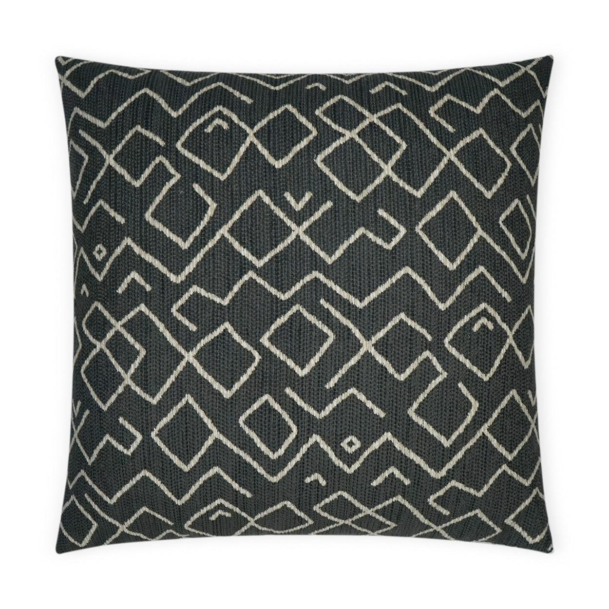 LOOMLAN Outdoor - Outdoor Kraken Pillow - Charcoal - Outdoor Pillows