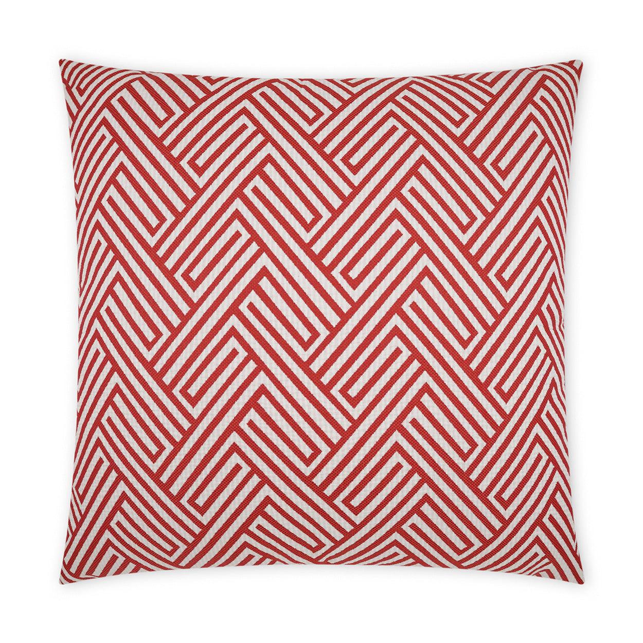 LOOMLAN Outdoor - Outdoor Mandros Pillow - Coral - Outdoor Pillows