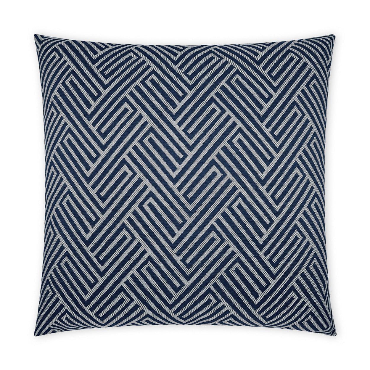 LOOMLAN Outdoor - Outdoor Mandros Pillow - Navy - Outdoor Pillows