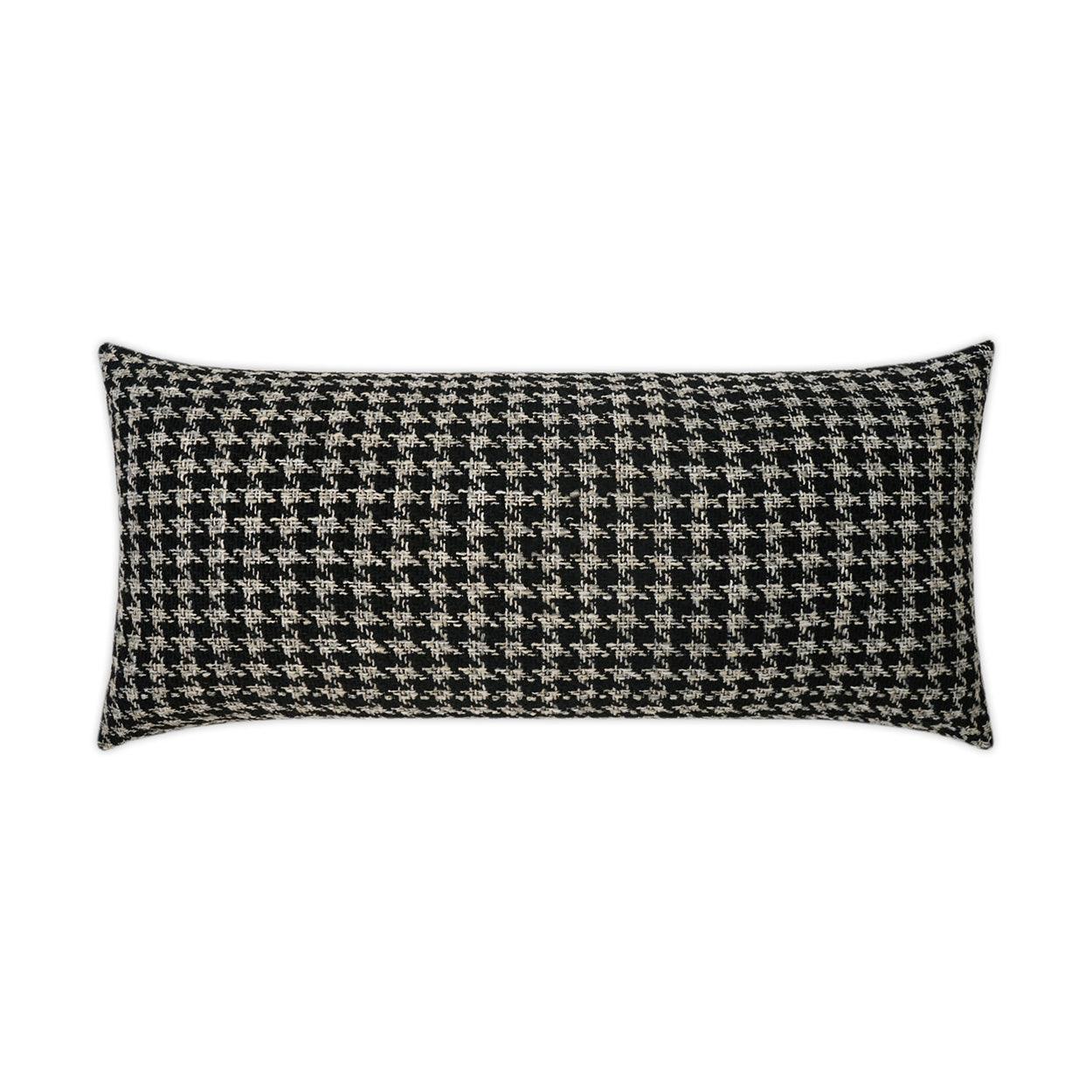 LOOMLAN Outdoor - Outdoor Maxim Lumbar Pillow - Black - Outdoor Pillows