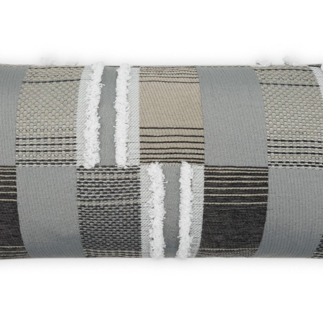 LOOMLAN Outdoor - Outdoor Mickey Lumbar Pillow - Grey - Outdoor Pillows