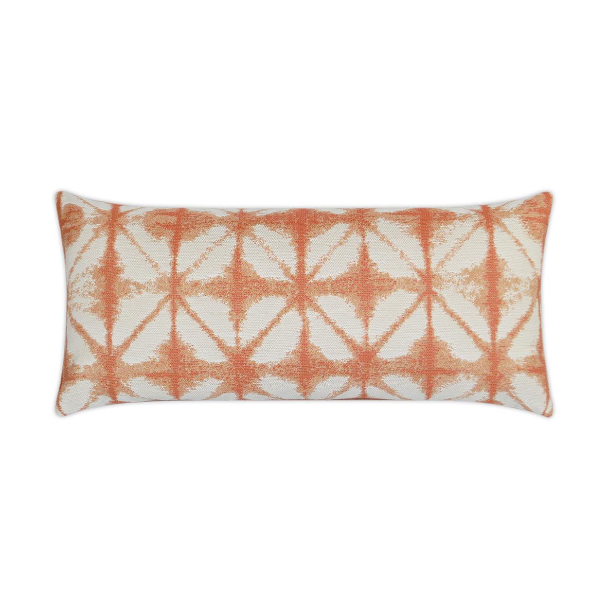 LOOMLAN Outdoor - Outdoor Midori Lumbar Pillow - Nectarine - Outdoor Pillows