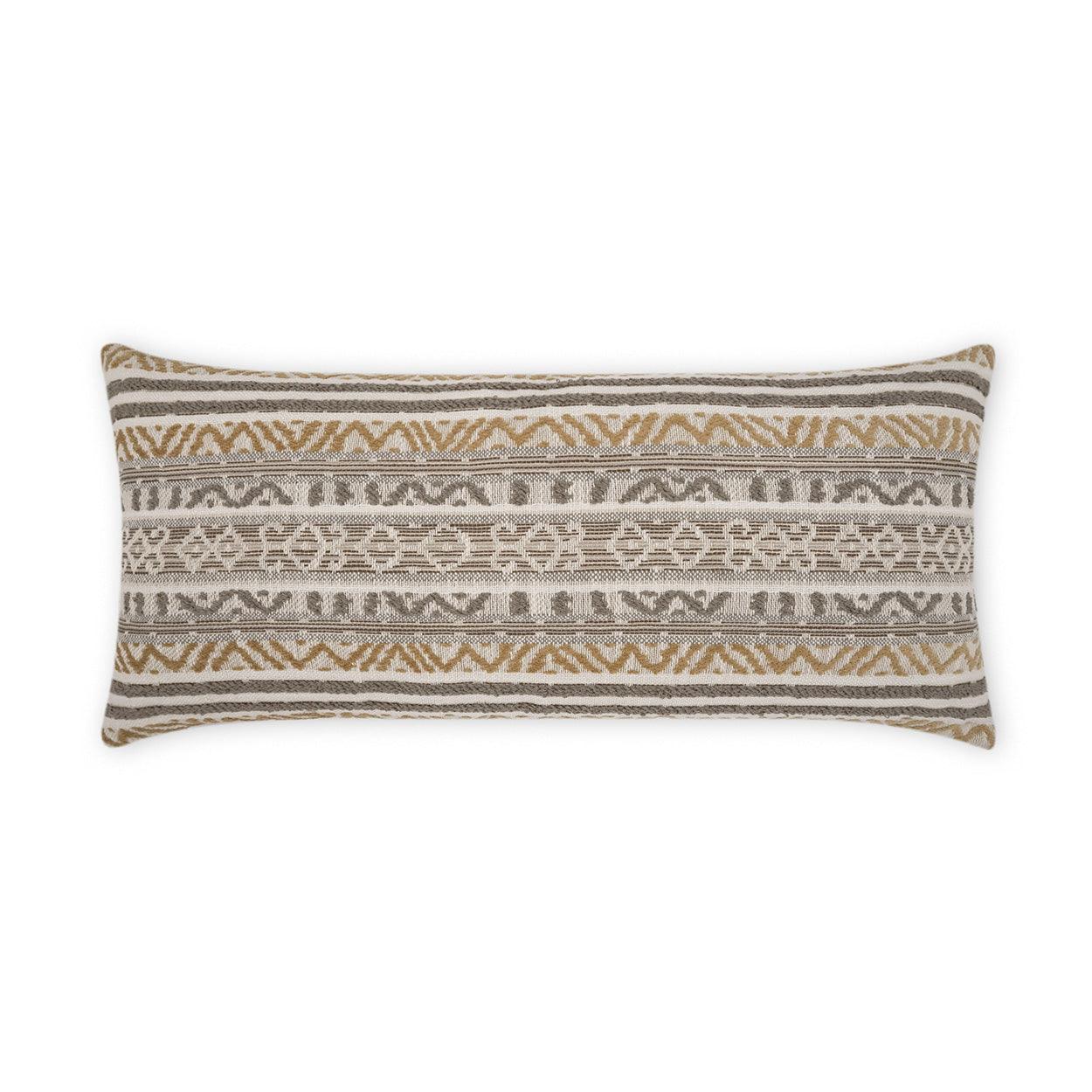 LOOMLAN Outdoor - Outdoor Motiva Lumbar Pillow - Birch - Outdoor Pillows