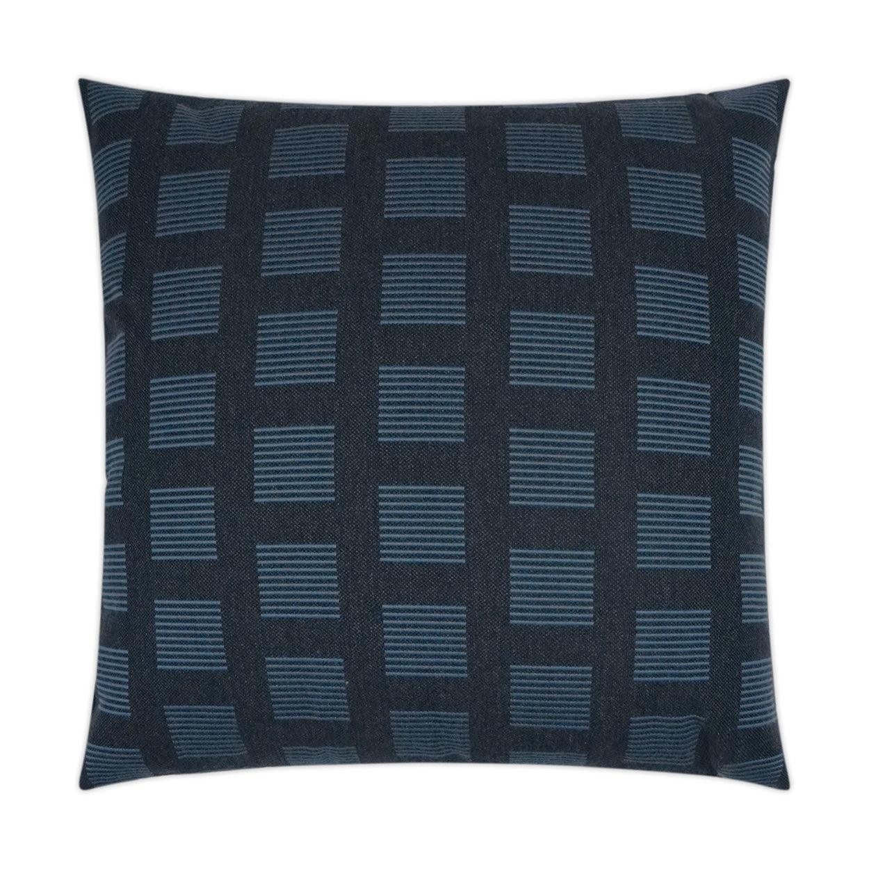 LOOMLAN Outdoor - Outdoor Novara Pillow - Indigo - Outdoor Pillows