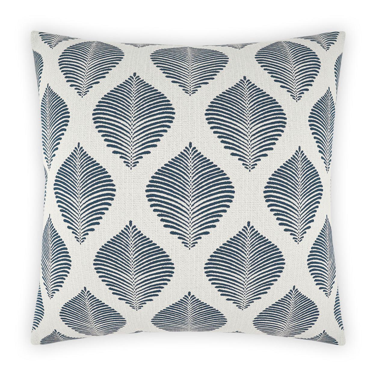 LOOMLAN Outdoor - Outdoor Palmero Pillow - Blue - Outdoor Pillows