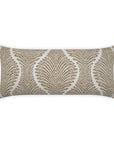 LOOMLAN Outdoor - Outdoor Palmyra Lumbar Pillow - Taupe - Outdoor Pillows