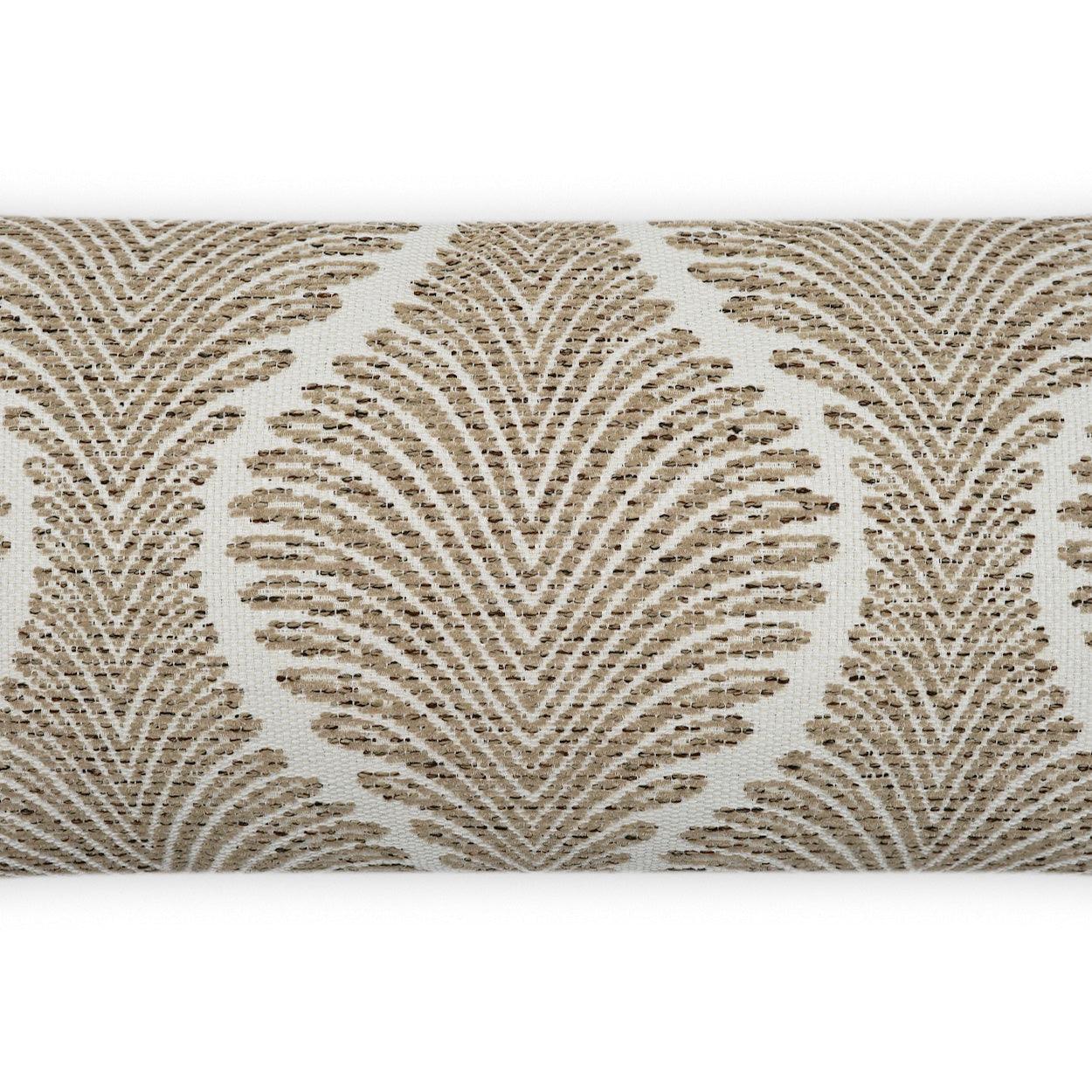 LOOMLAN Outdoor - Outdoor Palmyra Lumbar Pillow - Taupe - Outdoor Pillows