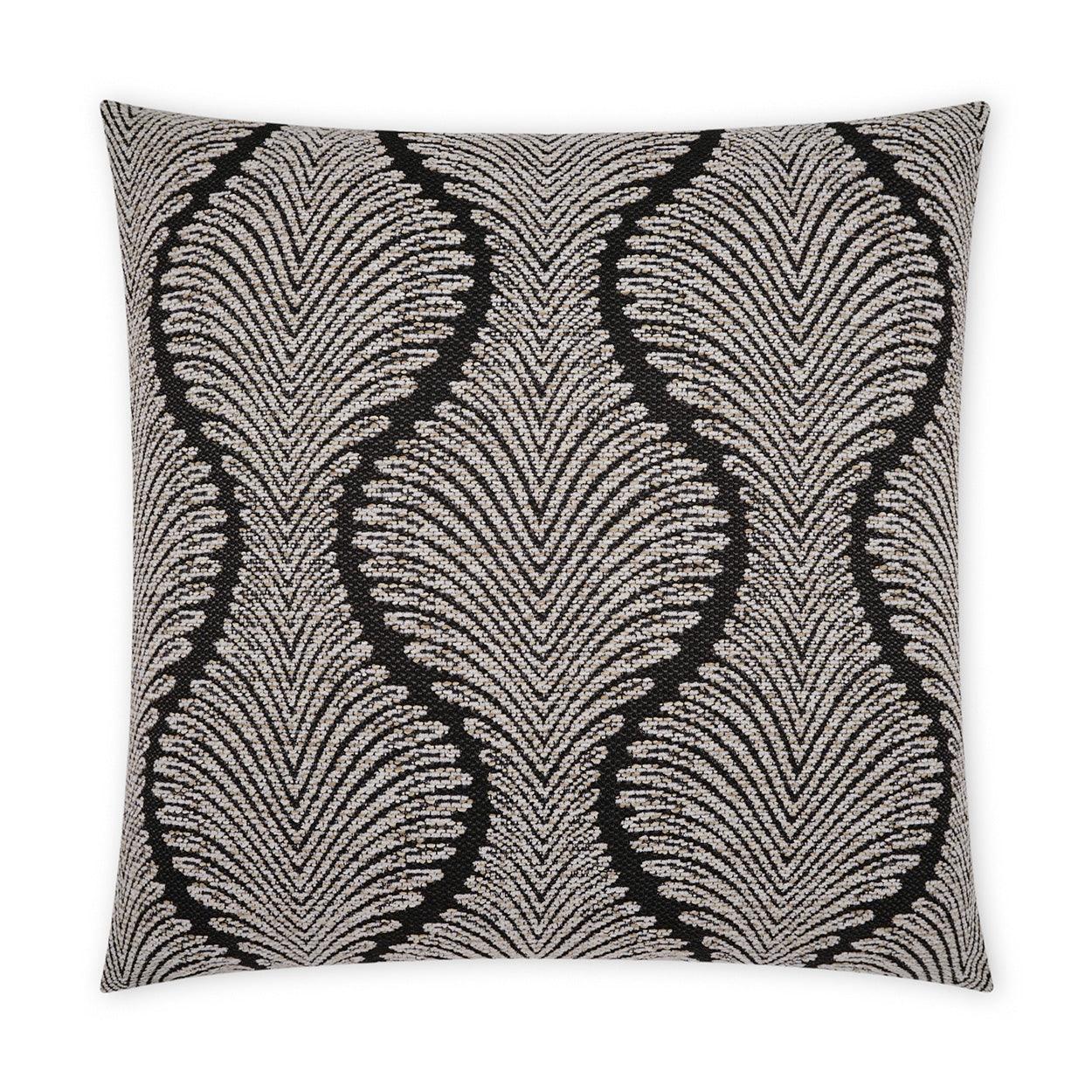 LOOMLAN Outdoor - Outdoor Palmyra Pillow - Black - Outdoor Pillows