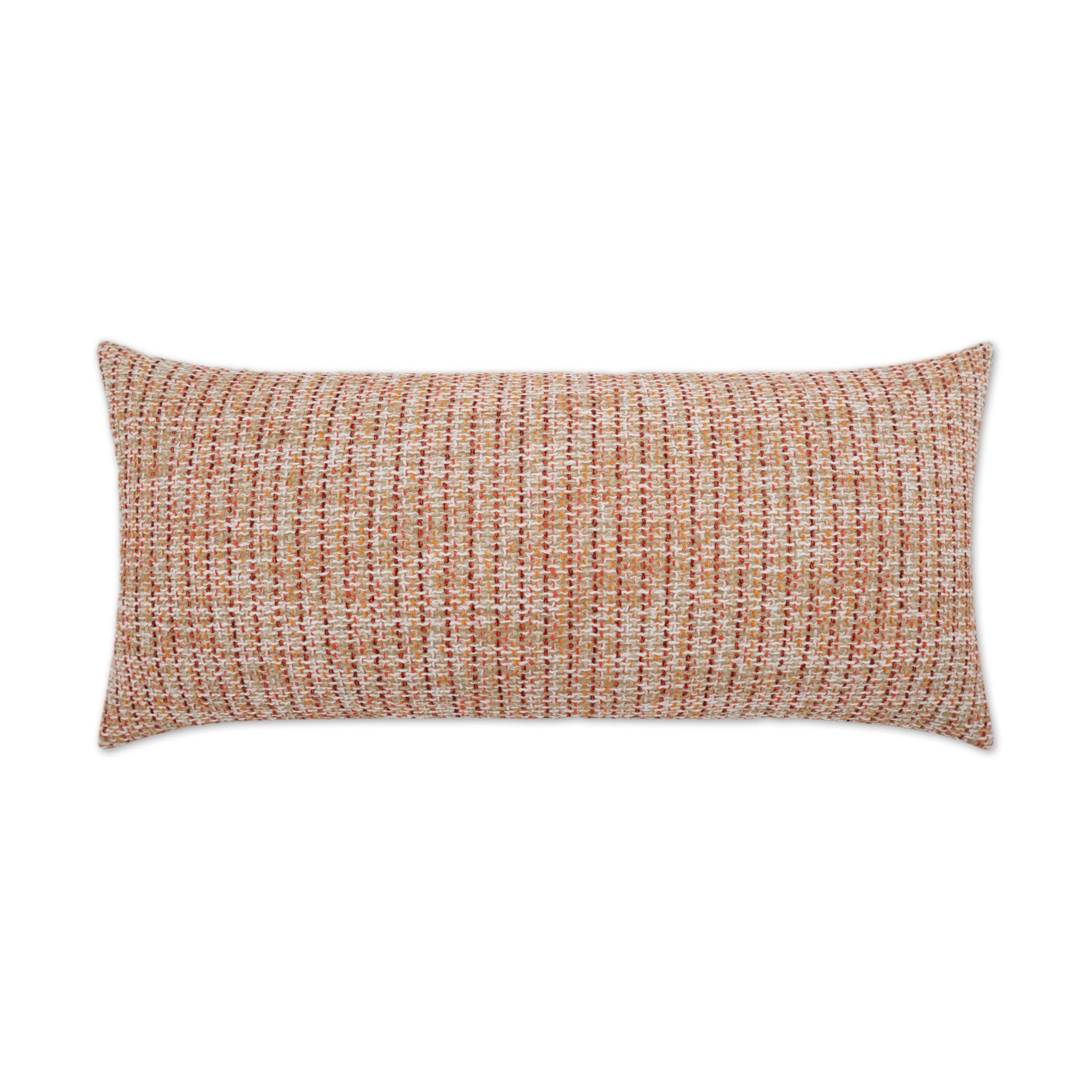 LOOMLAN Outdoor - Outdoor Particle Lumbar Pillow - Spice - Outdoor Pillows