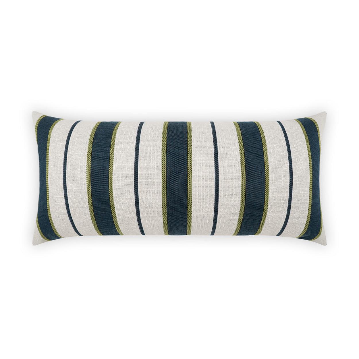 LOOMLAN Outdoor - Outdoor Paruani Lumbar Pillow - Blue - Outdoor Pillows