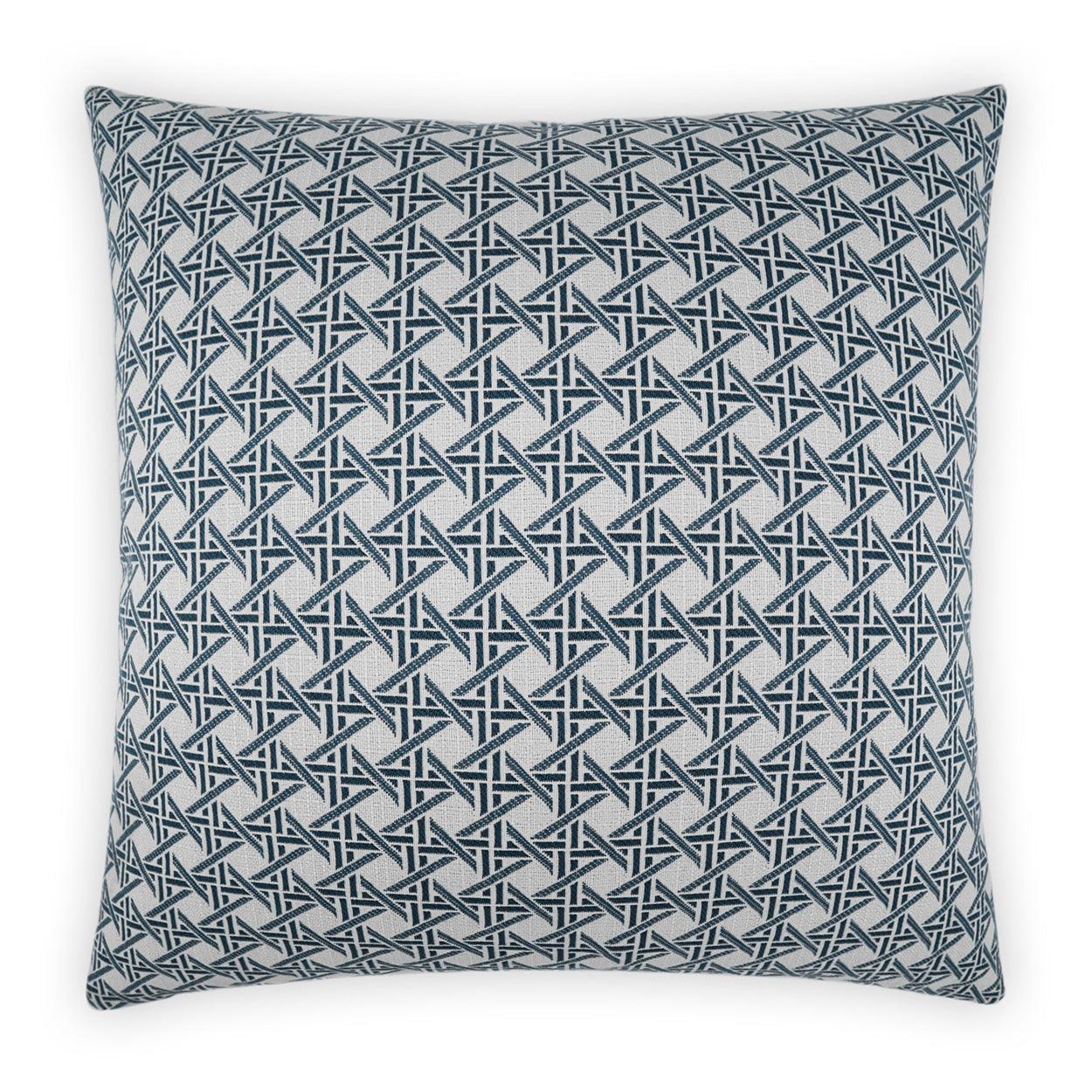 LOOMLAN Outdoor - Outdoor Pella Pillow - Blue - Outdoor Pillows