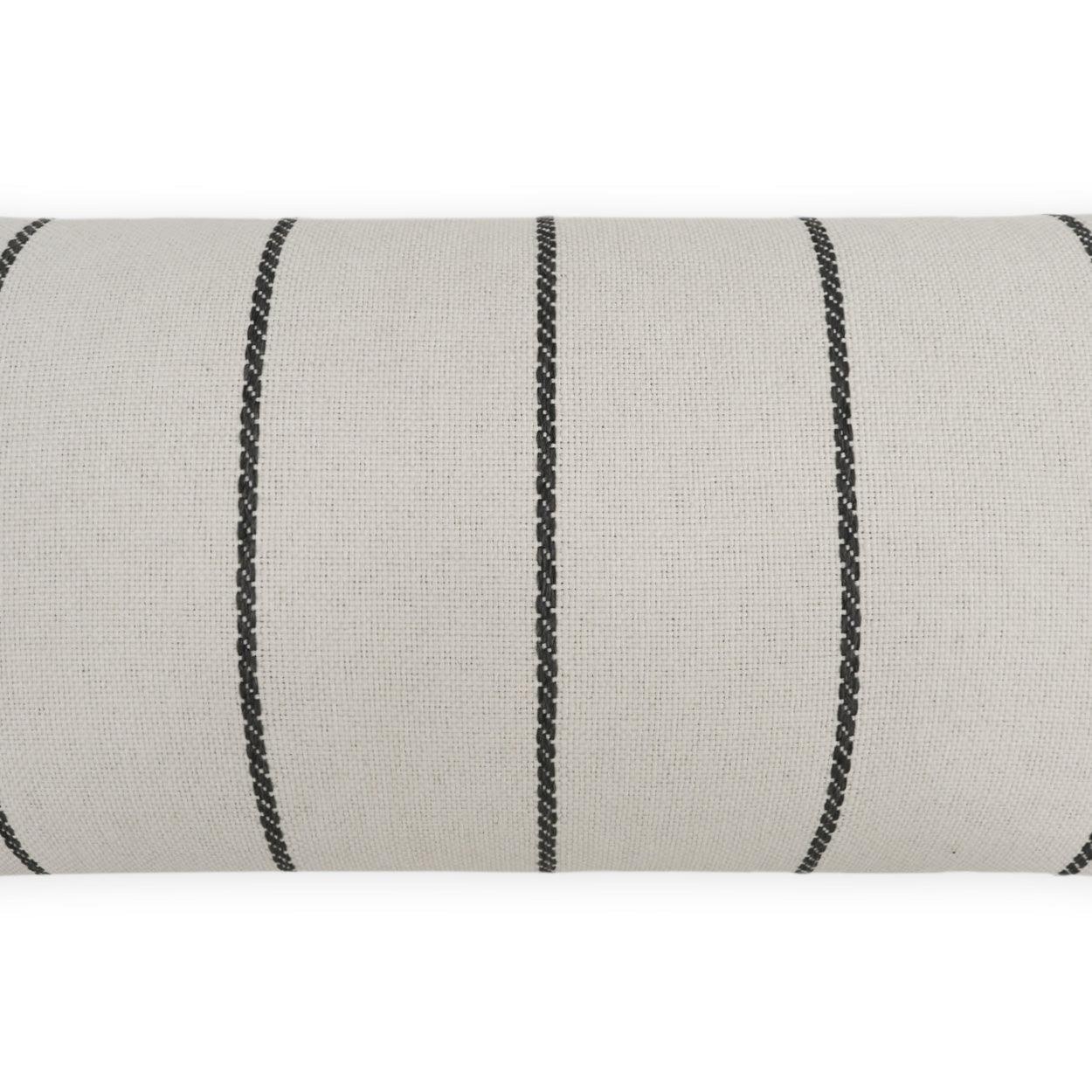 LOOMLAN Outdoor - Outdoor Pencil Lumbar Pillow - Grey - Outdoor Pillows