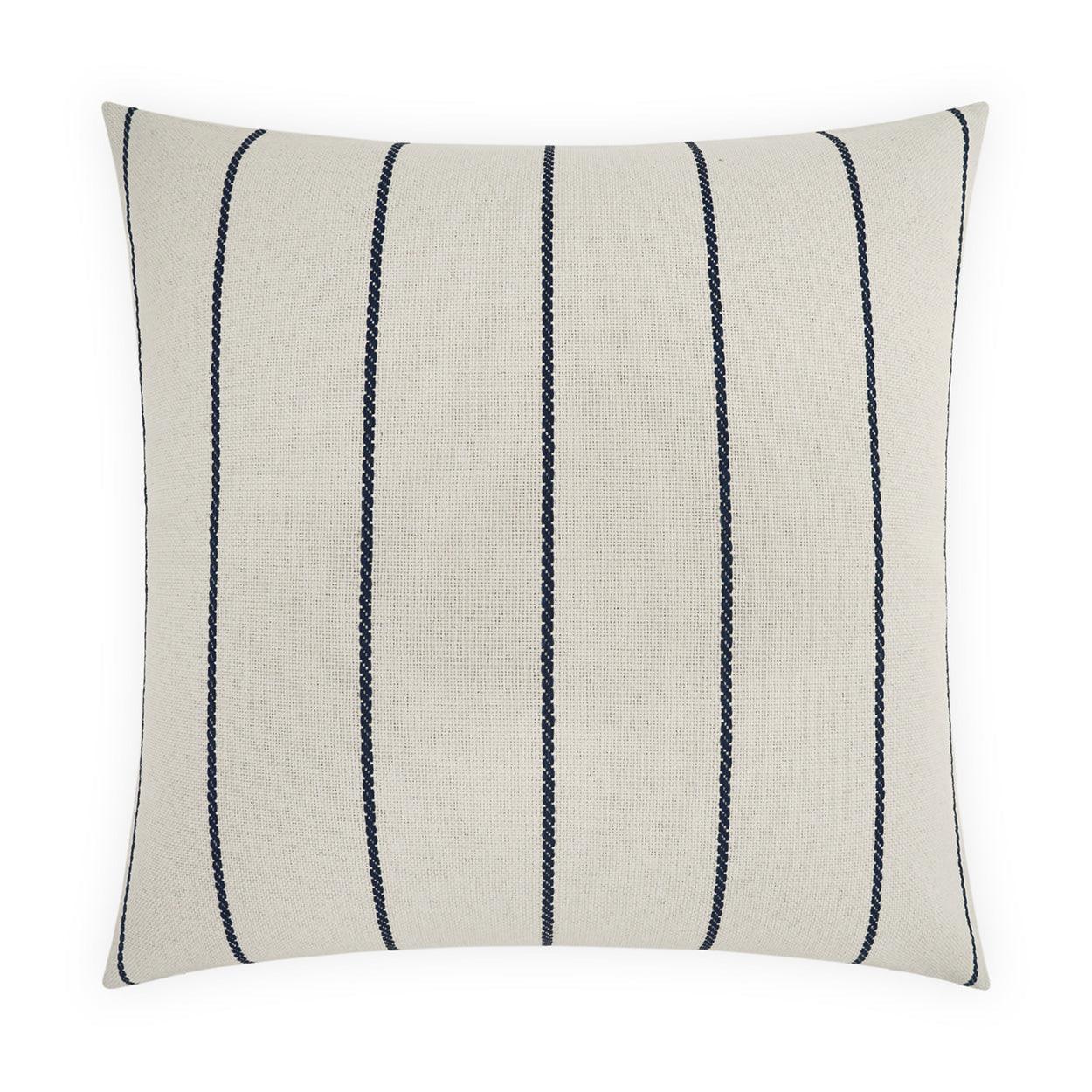 LOOMLAN Outdoor - Outdoor Pencil Pillow - Navy - Outdoor Pillows