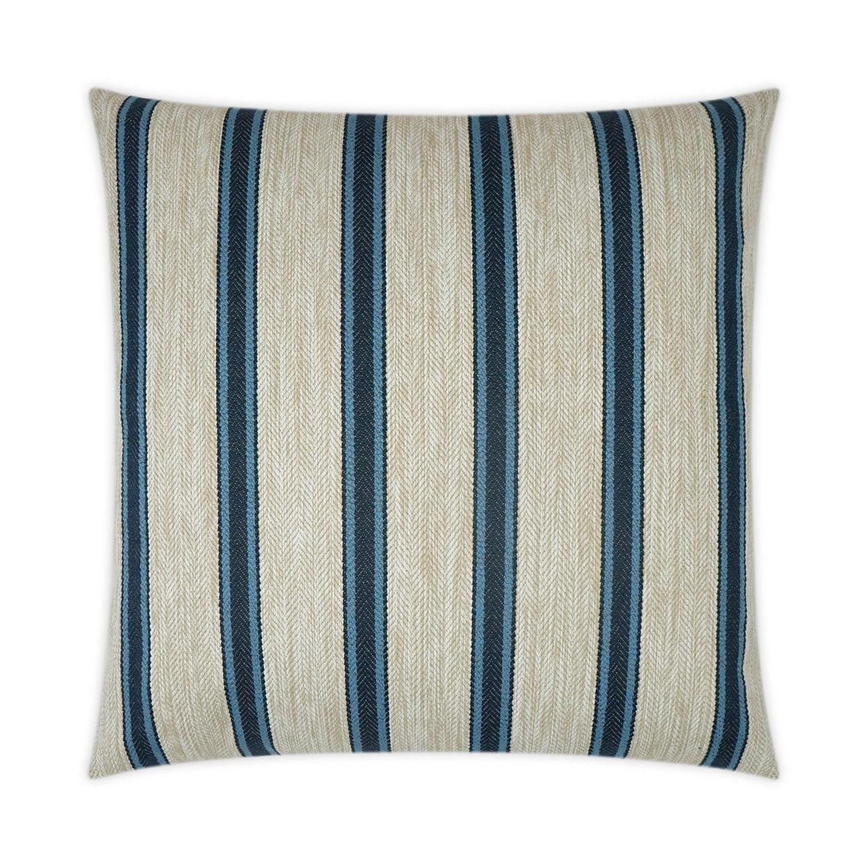 LOOMLAN Outdoor - Outdoor Peyton Pillow - Navy - Outdoor Pillows