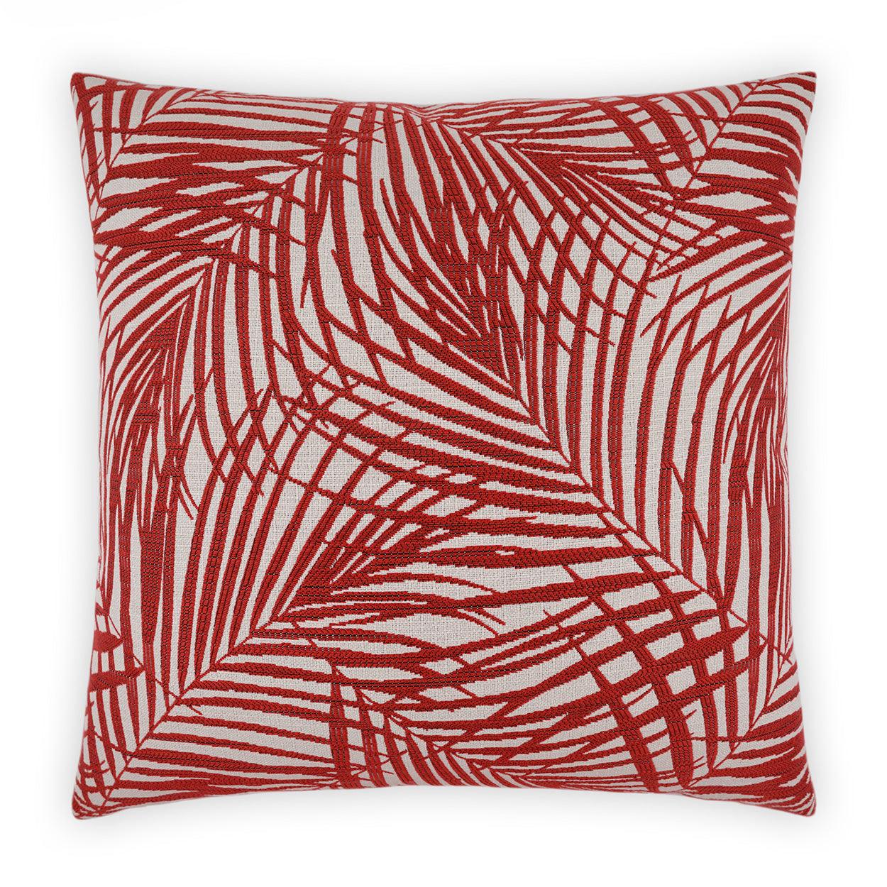 LOOMLAN Outdoor - Outdoor Prudy Pillow - Red - Outdoor Pillows