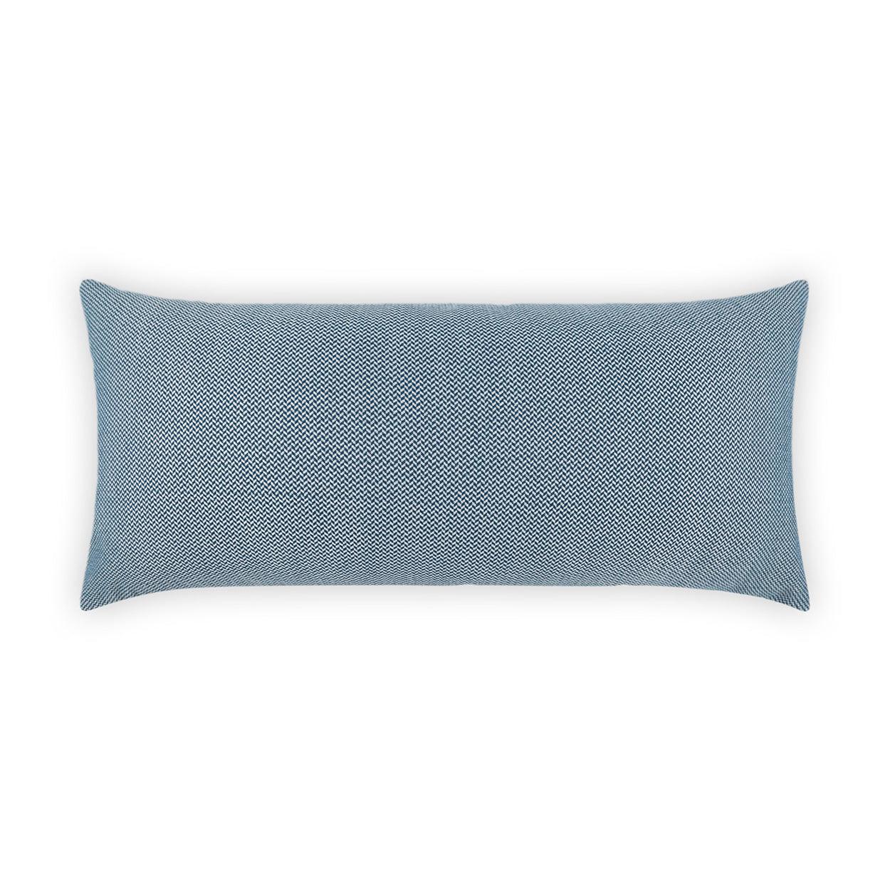 LOOMLAN Outdoor - Outdoor Pyke Lumbar Pillow - Blue - Outdoor Pillows