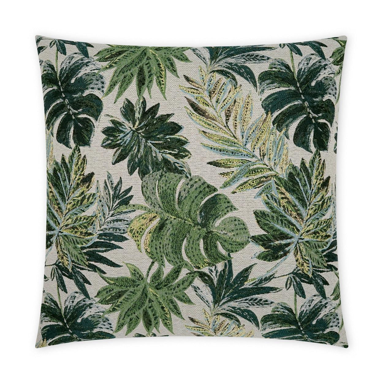 LOOMLAN Outdoor - Outdoor Rain Forest Pillow - Green - Outdoor Pillows