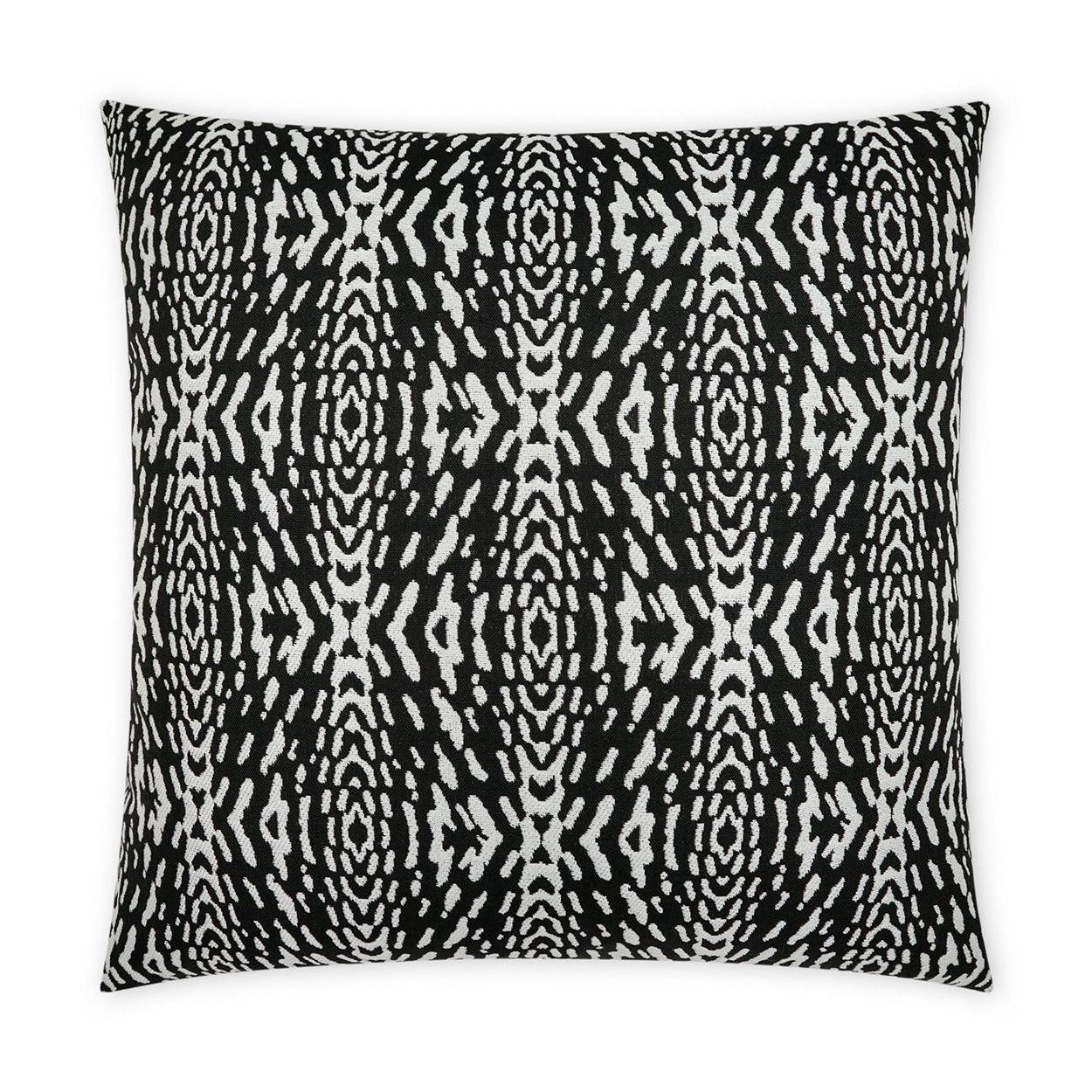 LOOMLAN Outdoor - Outdoor Riff Pillow - Ebony - Outdoor Pillows