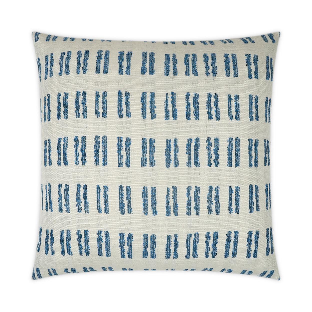 LOOMLAN Outdoor - Outdoor Saybrook Pillow - Blue - Outdoor Pillows