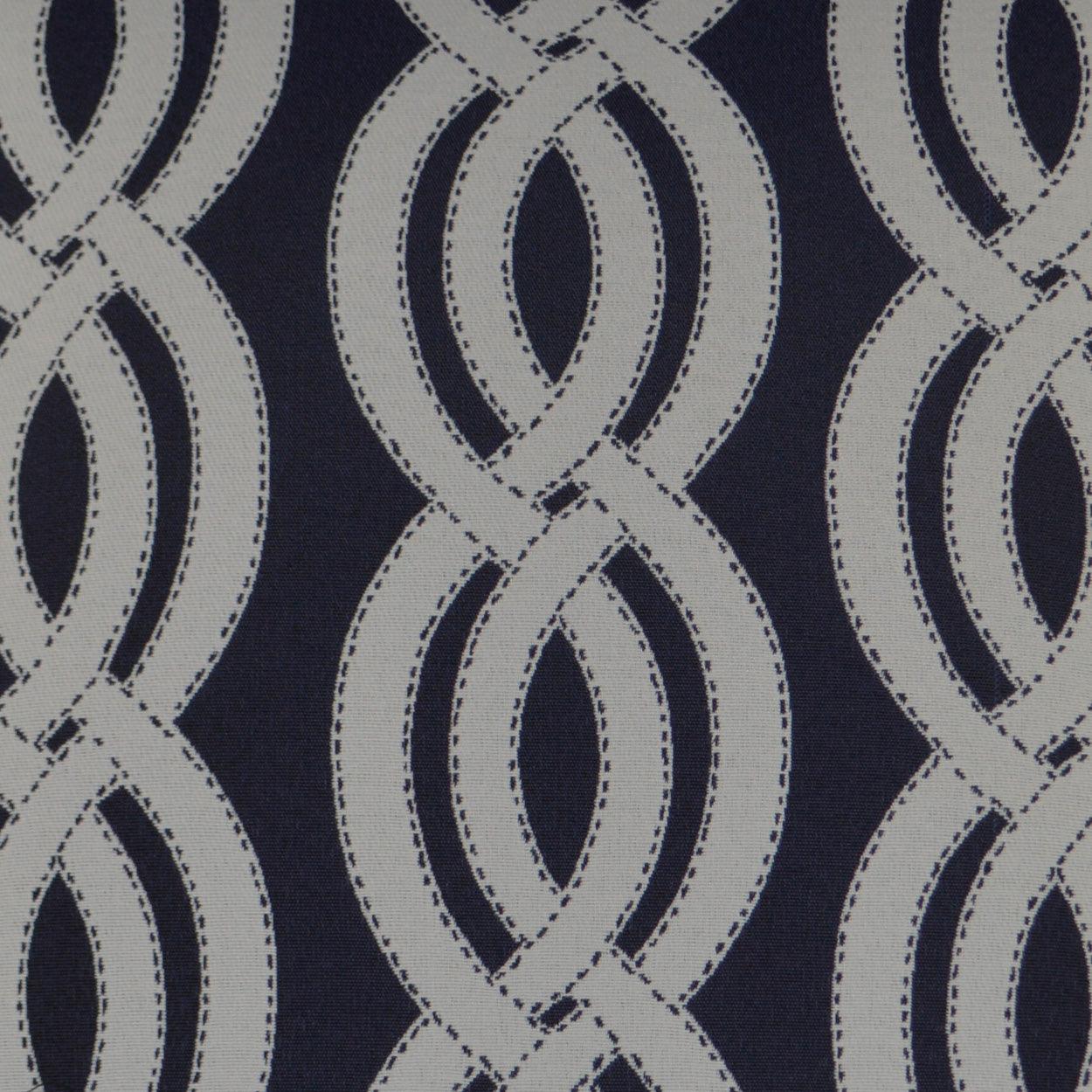 LOOMLAN Outdoor - Outdoor Sea Shore Pillow - Navy - Outdoor Pillows