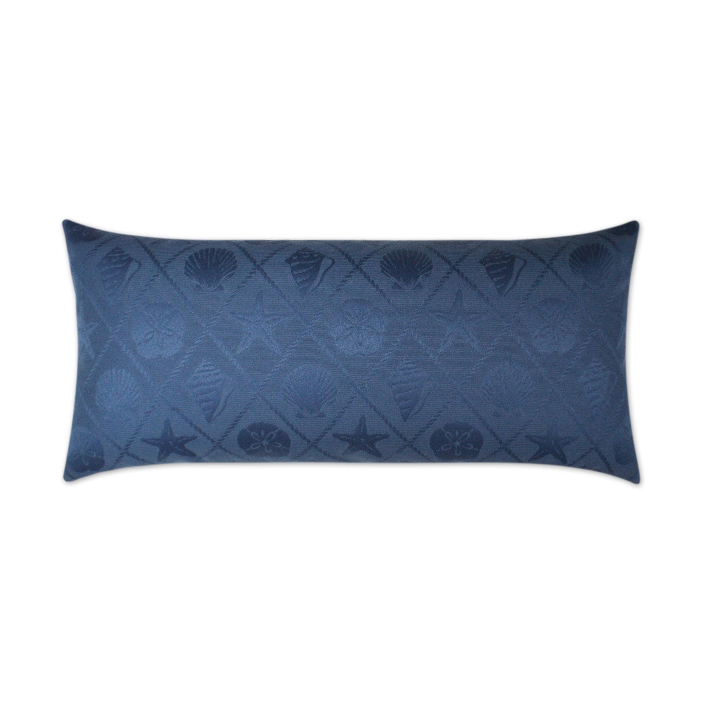 LOOMLAN Outdoor - Outdoor Shell Trellis Lumbar Pillow - Outdoor Pillows