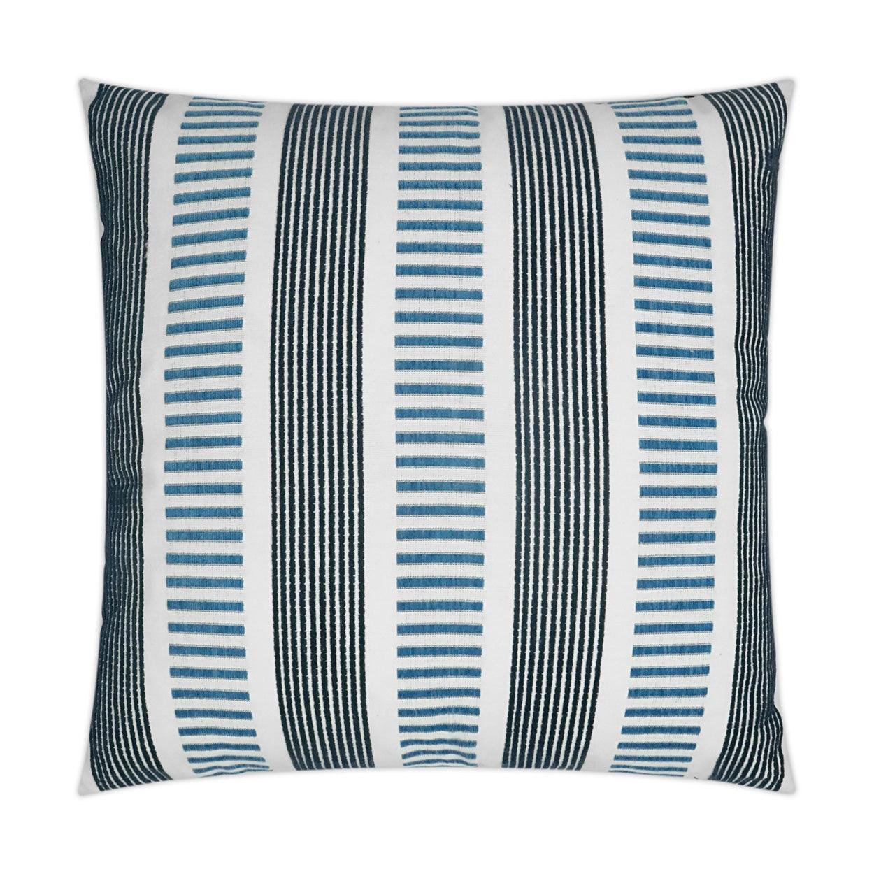 LOOMLAN Outdoor - Outdoor Sideline Pillow - Indigo - Outdoor Pillows