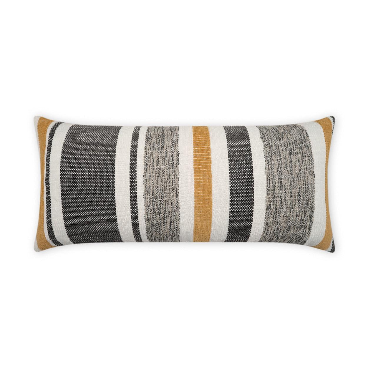 LOOMLAN Outdoor - Outdoor Skandia Lumbar Pillow - Gold - Outdoor Pillows