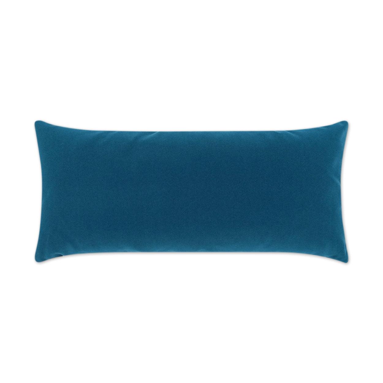 LOOMLAN Outdoor - Outdoor Sundance Lumbar Pillow - Peacock - Outdoor Pillows