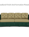 LOOMLAN Outdoor - Reflections Crescent Sofa All Weather Wicker Sunbrella Cushions - Outdoor Sofas & Loveseats