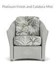 LOOMLAN Outdoor - Reflections Wicker Lounge Chair With Sunbrella Cushions Lloyd Flanders - Outdoor Lounge Chairs