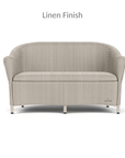 LOOMLAN Outdoor - Reflections Wicker Loveseat With Padded Seat Lloyd Flanders - Outdoor Sofas & Loveseats