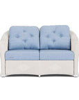 LOOMLAN Outdoor - Reflections Wicker Loveseat With Sunbrella Cushions Lloyd Flanders - Outdoor Sofas & Loveseats