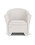 LOOMLAN Outdoor - Reflections Wicker Spring Rocker with Padded Seat Lloyd Flanders - Outdoor Lounge Chairs