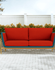 LOOMLAN Outdoor - Solstice Outdoor 3 Seater Sofa Deep Seating Patio Furniture Lloyd Flanders - Outdoor Sofas & Loveseats