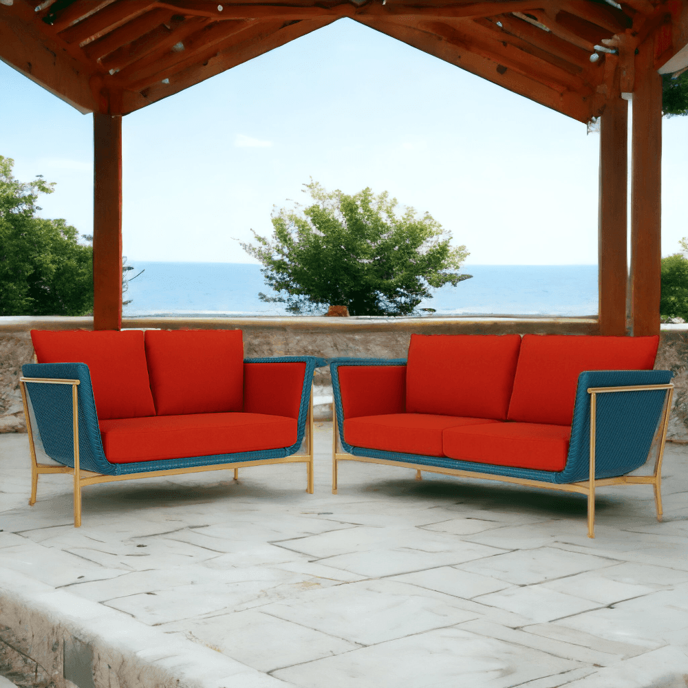 LOOMLAN Outdoor - Solstice Outdoor 3 Seater Sofa Deep Seating Patio Furniture Lloyd Flanders - Outdoor Sofas &amp; Loveseats