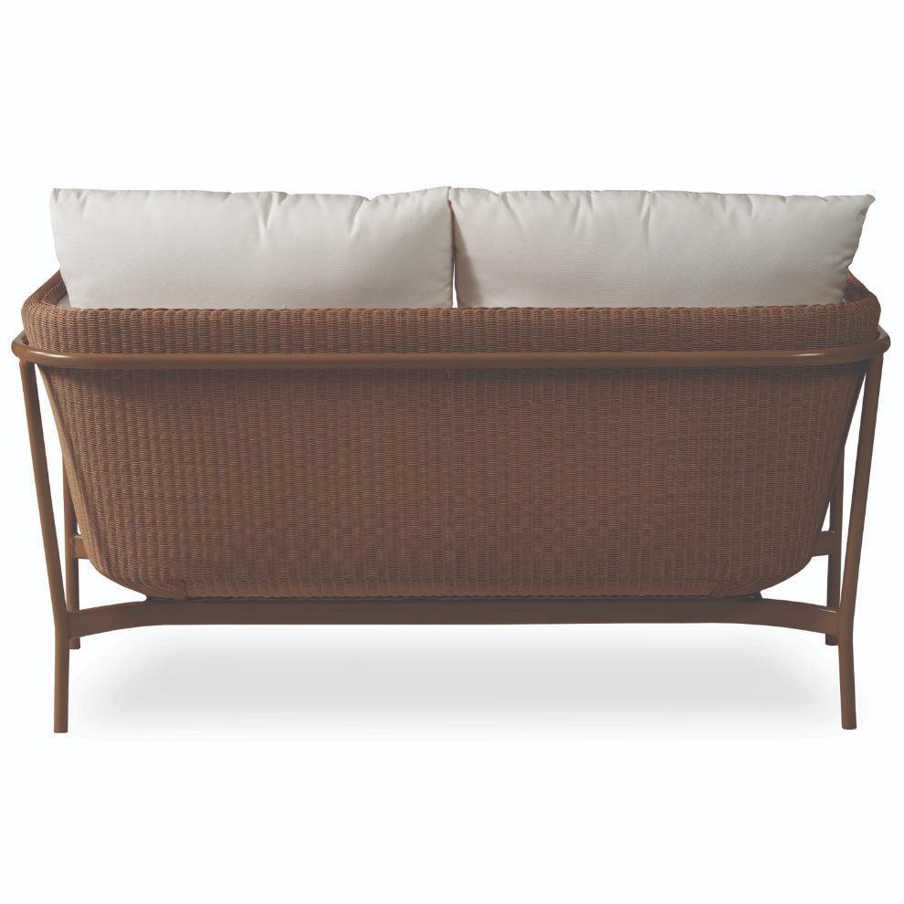 LOOMLAN Outdoor - Solstice Outdoor Wicker Loveseat Deep Seating Patio Furniture - Outdoor Sofas &amp; Loveseats