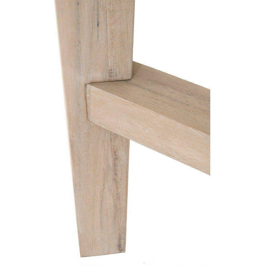 LOOMLAN Outdoor - Square Carmel Outdoor 42&quot; Square Counter Table Gray Teak - Outdoor Counter Tables