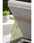 LOOMLAN Outdoor - Tapestry Outdoor Chaise Lounge Teak Wood and Rope - Outdoor Chaises