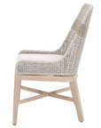 LOOMLAN Outdoor - Tapestry Rope Outdoor Dining Chair Set of 2 Taupe Rope - Outdoor Dining Chairs