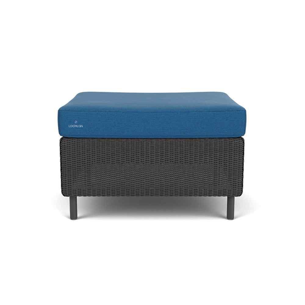 LOOMLAN Outdoor - Visions Ottoman Premium Wicker Furniture Lloyd Flanders - Outdoor Ottomans