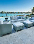 LOOMLAN Outdoor - Visions Ottoman Premium Wicker Furniture Lloyd Flanders - Outdoor Ottomans