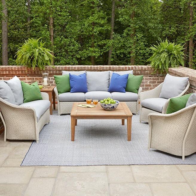 LOOMLAN Outdoor - Weekend Retreat 6 PC Lounge Set With Tables Lloyd Flanders - Outdoor Lounge Sets