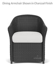 LOOMLAN Outdoor - Weekend Retreat Dining Chair All Weather Wicker Lloyd Flanders - Outdoor Dining Chairs